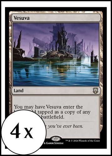 Mtg vesuva modern - 4x,