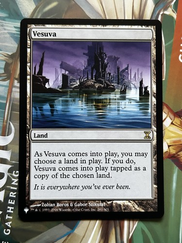 Mtg vesuva the list near - mtg, mint