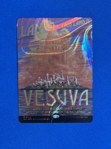 Vesuva halo foil mtg magic - magic, il