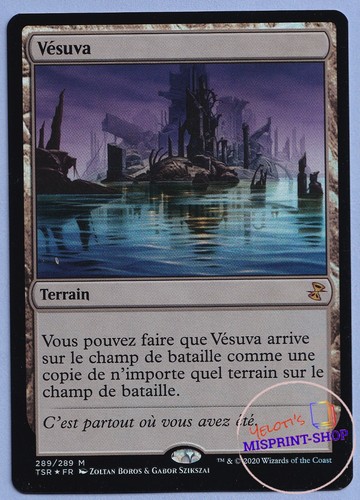 Vesuva foil french mtg - foil,