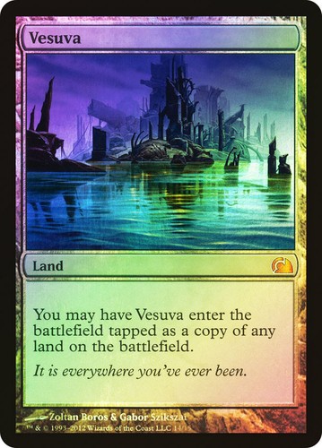 Mtg foil vesuva - mtg,