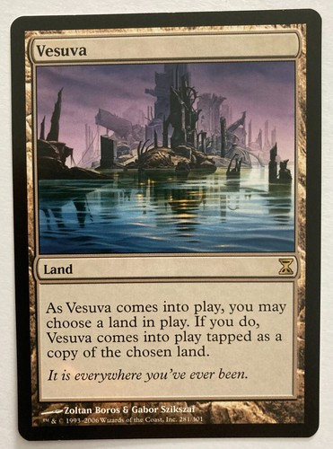 Mtg magic vesuva - time, spiral