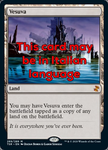 Mtg vesuva exc - mtg,