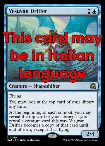 Mtg vesuvan drifter - drifter,